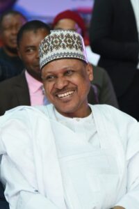 Minister of information in a happy mood